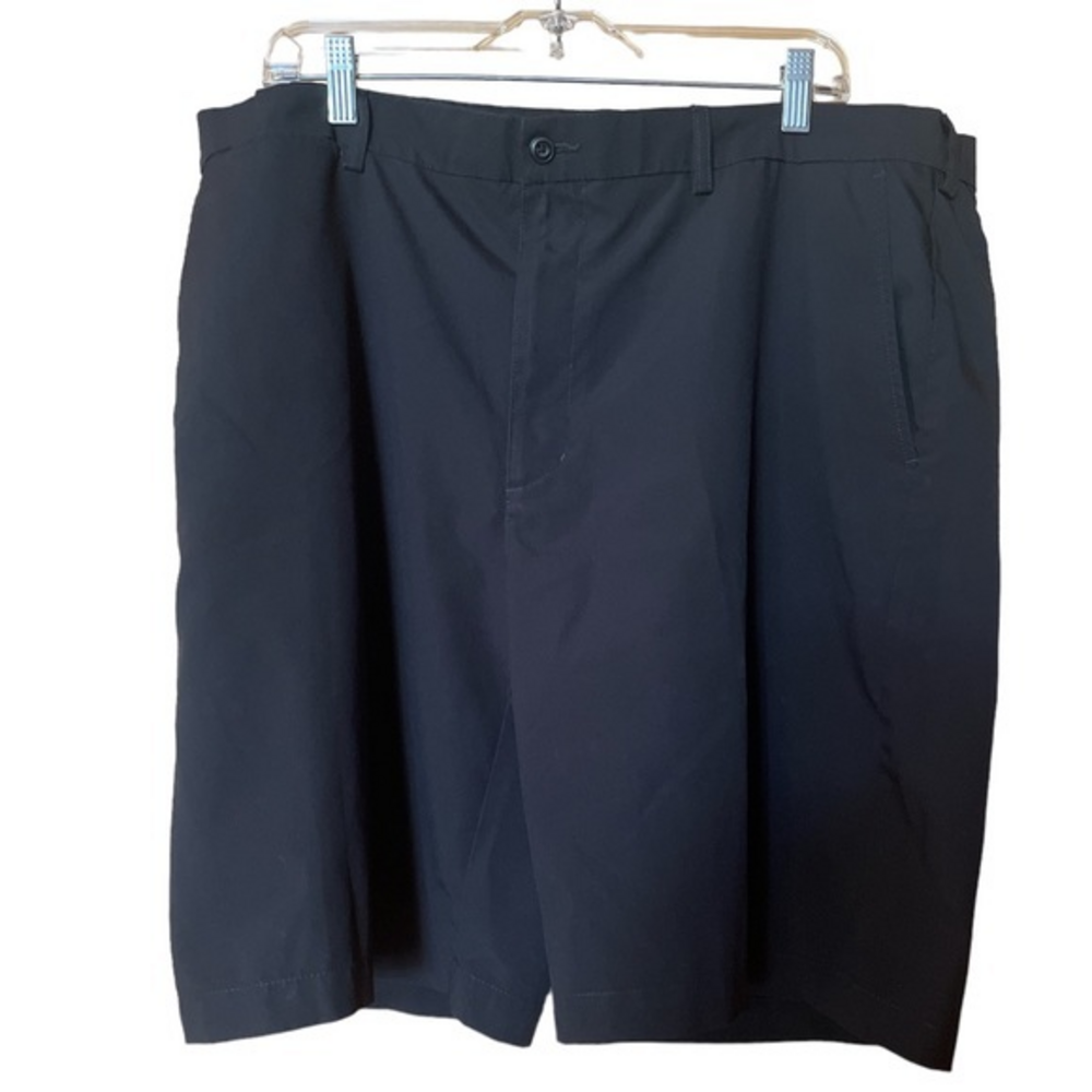 PGA Tour Men’s Golf Shorts Size 40 Black Flat Front Performance‎ Country Club
